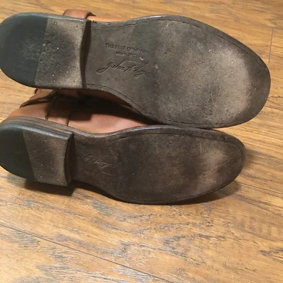 Frye Woven Phillip Cognac RARE
